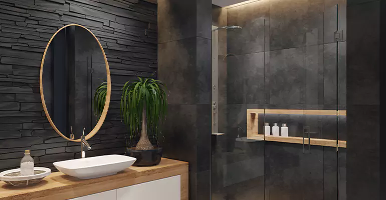 Bathroom Floor Tile Remodel in Dublin